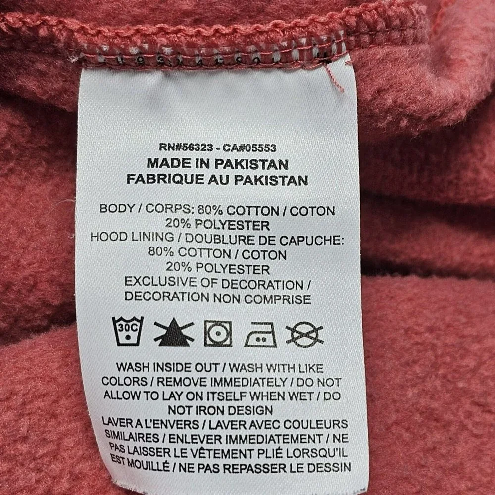 Nike Center Swoosh Embroidered Size Small Hoodie‎ Sweatshirt Salmon DJ7668-622